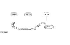 Výfukový systém BOSAL SYS13438