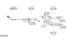 Výfukový systém BOSAL SYS13455