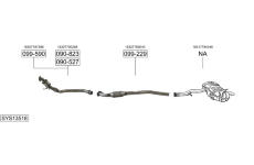 Výfukový systém BOSAL SYS13518