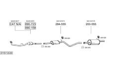 Výfukový systém BOSAL SYS13539