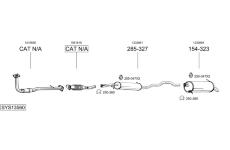 Výfukový systém BOSAL SYS13560