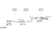 Výfukový systém BOSAL SYS13586