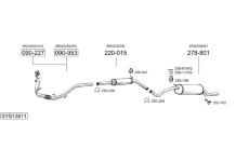 Výfukový systém BOSAL SYS13611