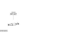 Výfukový systém BOSAL SYS13615