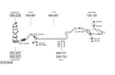 Výfukový systém BOSAL SYS13649