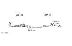 Výfukový systém BOSAL SYS13709