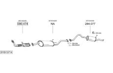 Výfukový systém BOSAL SYS13714