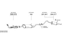 Výfukový systém BOSAL SYS13723