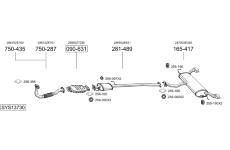Výfukový systém BOSAL SYS13730