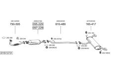 Výfukový systém BOSAL SYS13731
