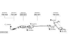 Výfukový systém BOSAL SYS13732