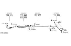 Výfukový systém BOSAL SYS13733