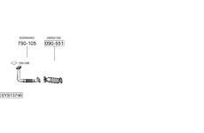 Výfukový systém BOSAL SYS13746