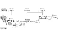 Výfukový systém BOSAL SYS13748