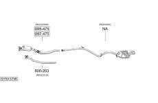 Výfukový systém BOSAL SYS13758
