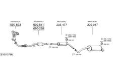 Výfukový systém BOSAL SYS13766