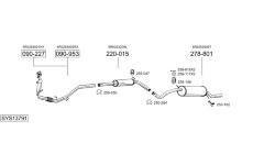 Výfukový systém BOSAL SYS13791