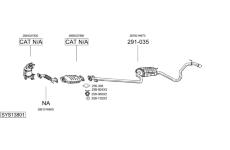 Výfukový systém BOSAL SYS13801