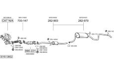 Výfukový systém BOSAL SYS13802