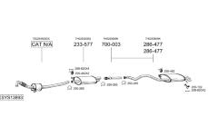 Výfukový systém BOSAL SYS13893