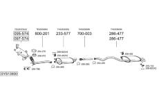 Výfukový systém BOSAL SYS13900