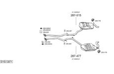 Výfukový systém BOSAL SYS13971
