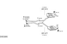 Výfukový systém BOSAL SYS13979