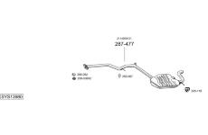 Výfukový systém BOSAL SYS13980