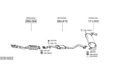 Výfukový systém BOSAL SYS14023