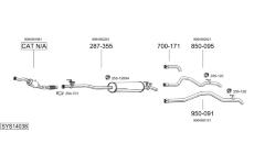 Výfukový systém BOSAL SYS14038