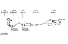 Výfukový systém BOSAL SYS14069