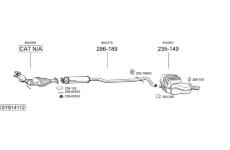 Výfukový systém BOSAL SYS14112