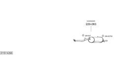 Výfukový systém BOSAL SYS14268