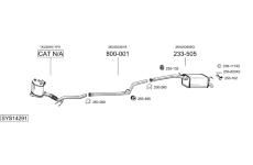 Výfukový systém BOSAL SYS14291
