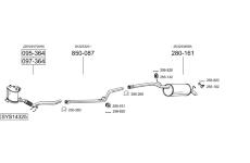 Výfukový systém BOSAL SYS14325