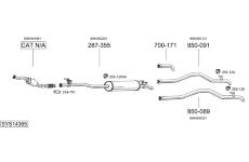 Výfukový systém BOSAL SYS14365