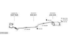 Výfukový systém BOSAL SYS14403
