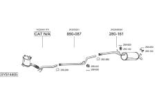 Výfukový systém BOSAL SYS14405