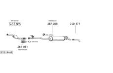 Výfukový systém BOSAL SYS14441