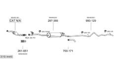Výfukový systém BOSAL SYS14449