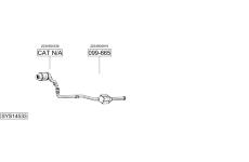 Výfukový systém BOSAL SYS14533