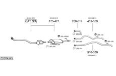 Výfukový systém BOSAL SYS14543