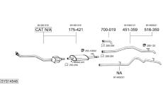 Výfukový systém BOSAL SYS14548
