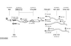 Výfukový systém BOSAL SYS14554