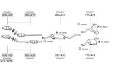 Výfukový systém BOSAL SYS14605