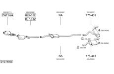 Výfukový systém BOSAL SYS14606