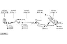 Výfukový systém BOSAL SYS14607