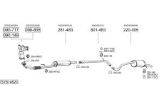 Výfukový systém BOSAL SYS14620