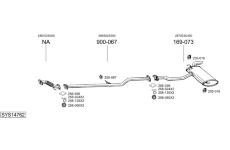 Výfukový systém BOSAL SYS14762