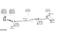 Výfukový systém BOSAL SYS14763